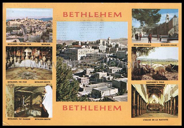 Collezionismo di cartoline postali di betlemme